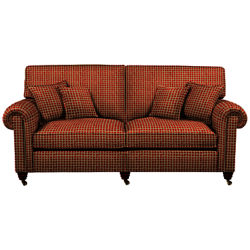 Duresta Lowndes Grand Sofa Polka Burnt Orange